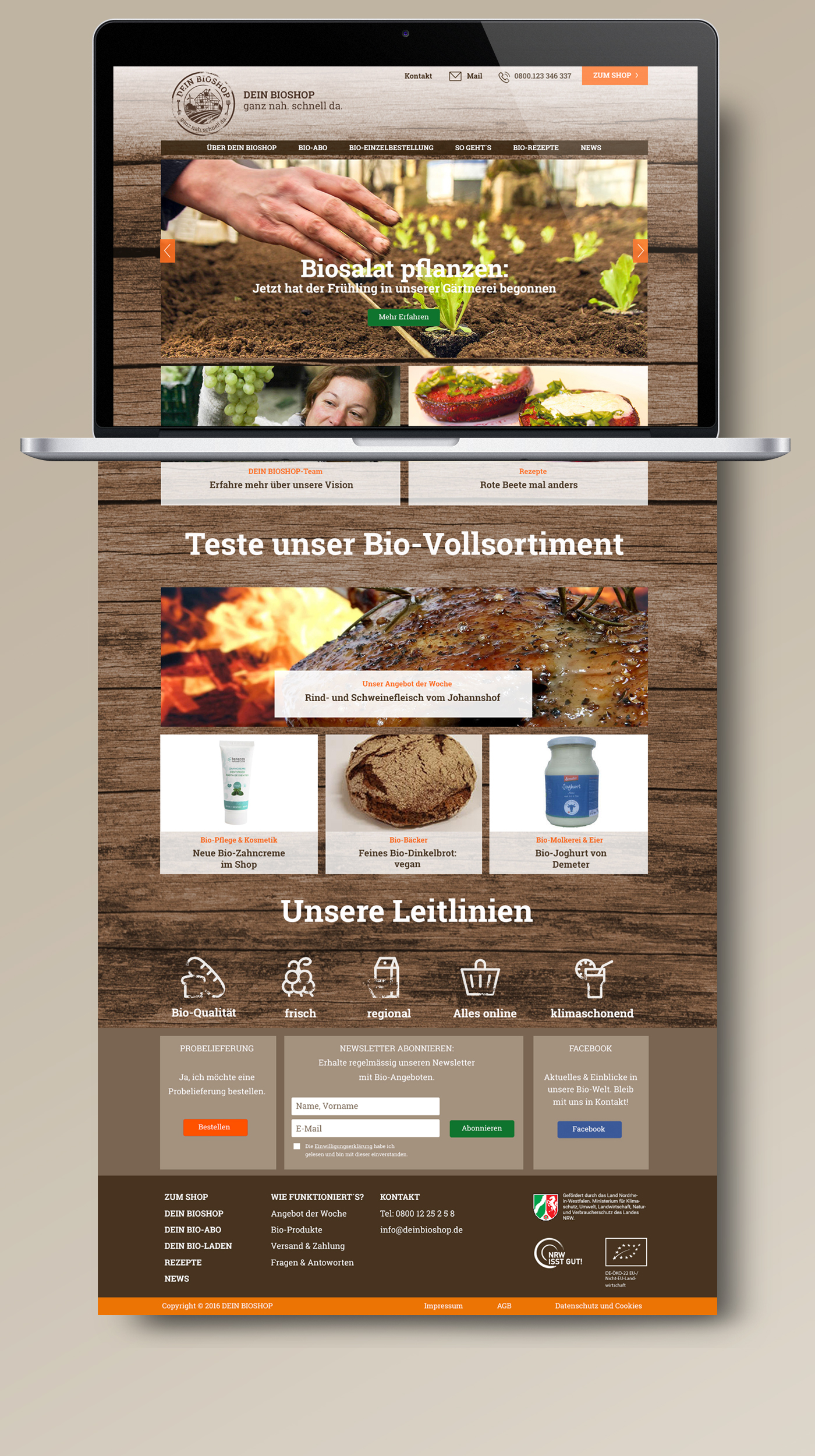 Markenbildung / Branding: DEIN BIOSHOP Markenbildung / Branding: DEIN BIOSHOP
