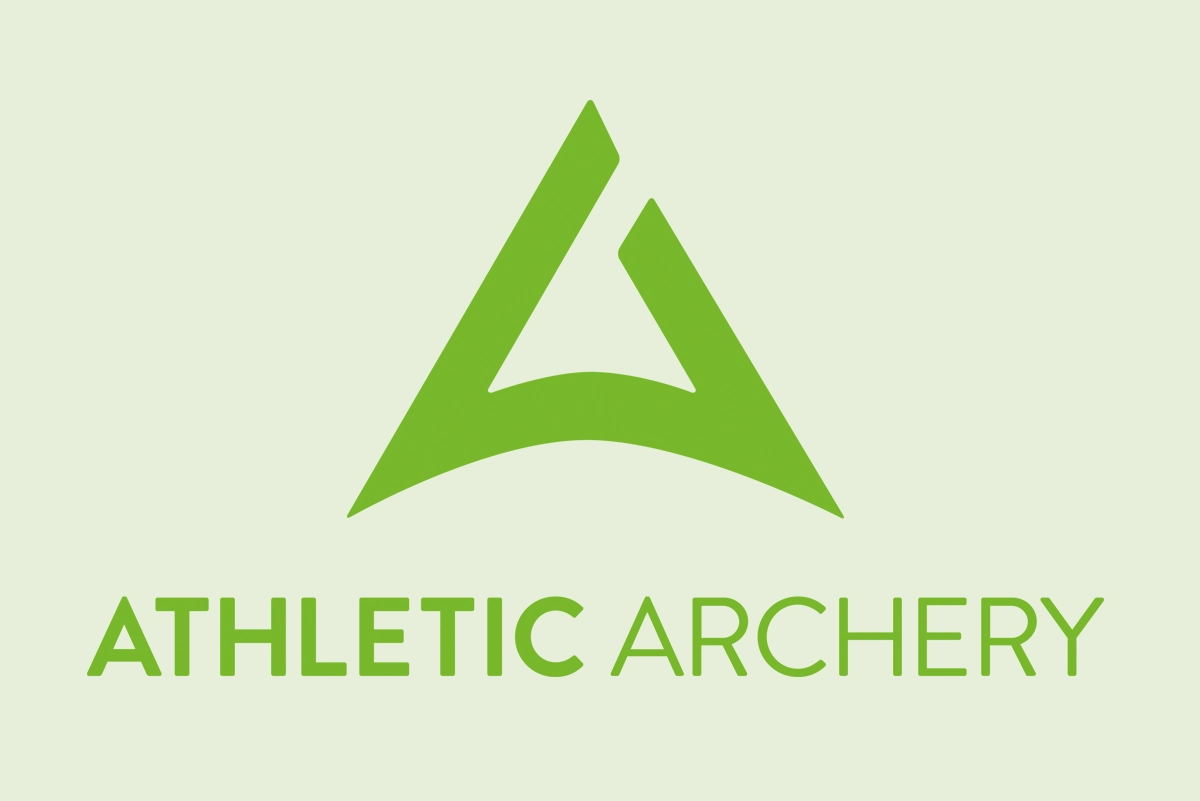 Ansicht des Logos von Athletic Archery als zentrales Branding-Element.