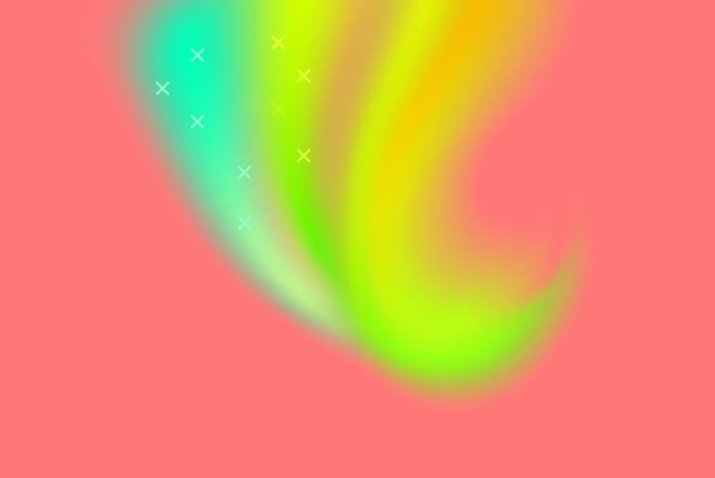 Abstraktes, weich verlaufendes Teaserbild in verschiedenen Farbtönen als visuelle Einleitung zu Digital Customer Journey