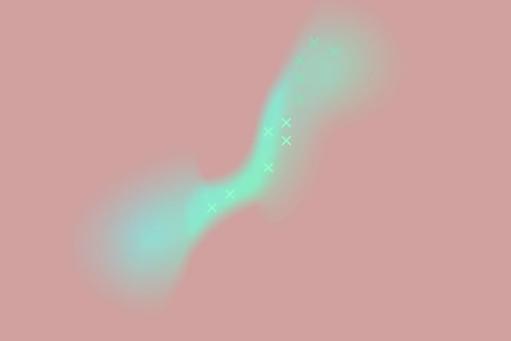 Abstraktes, weich verlaufendes Teaserbild in verschiedenen Farbtönen als visuelle Einleitung zu Print Markenbotschafter