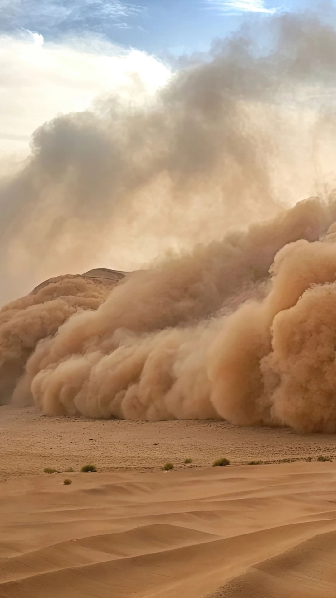 Sandsturm in der Wüste, Motiv der whitewall Kampagne One Moment